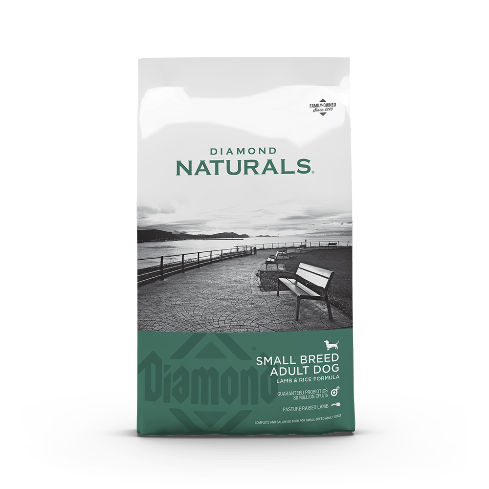 Diamond Naturals Razas Pequeñas Adulto – Cordero y Arroz 40 lb (18.1 kg)