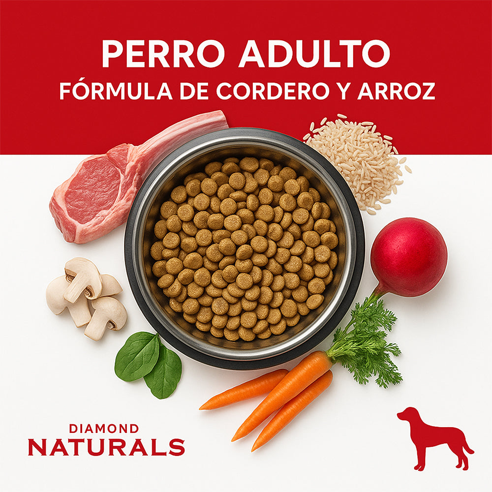 Diamond Naturals Adulto Cordero y Arroz 40 lb (18.1kg)