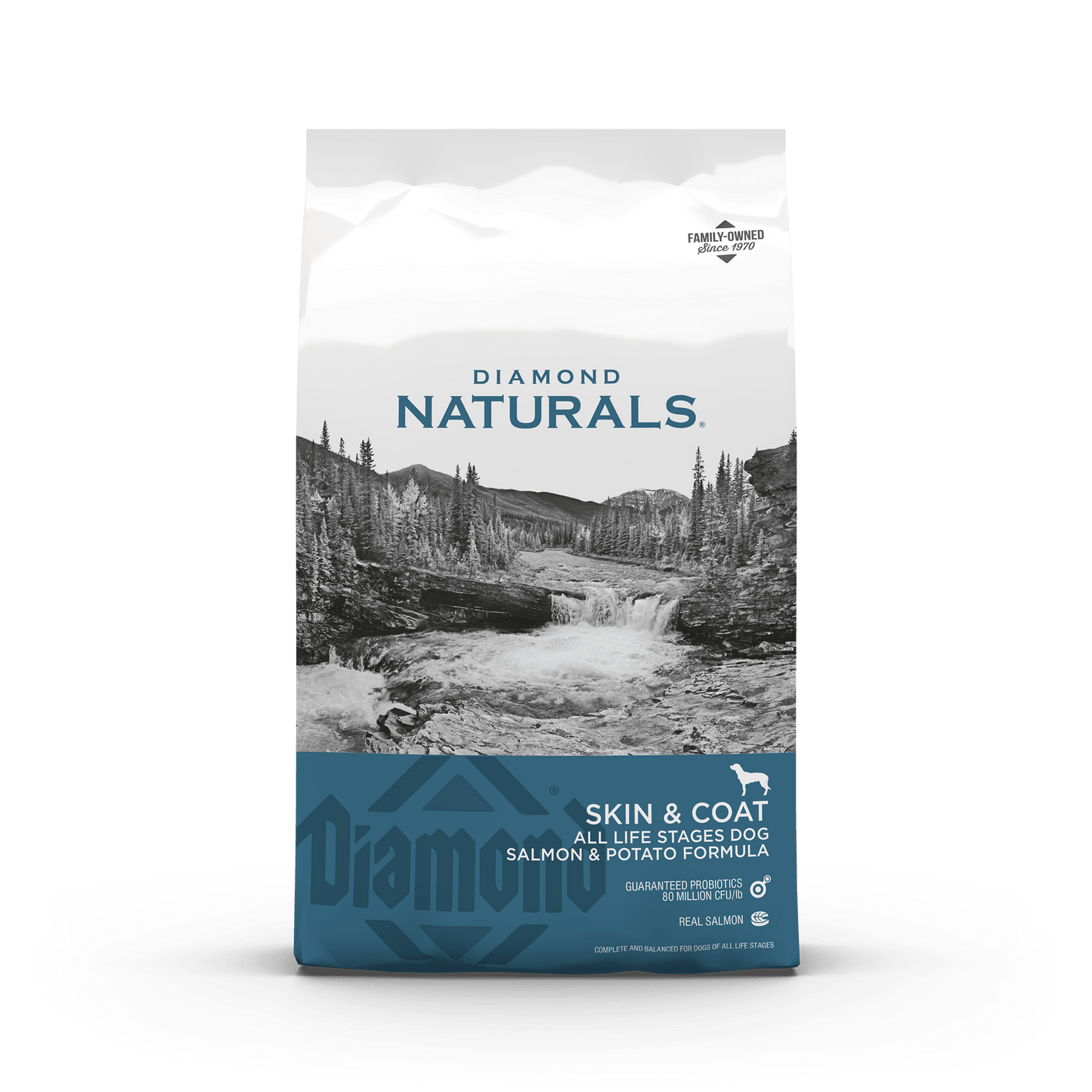 Diamond Naturals Skin & Coat Todas Las Edades Salmón y Papa - 30 lb (13.6 kg)