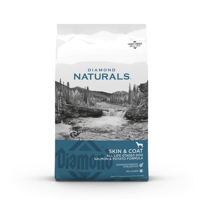 Diamond Naturals Skin & Coat Todas Las Edades Salmón y Papa - 30 lb (13.6 kg)
